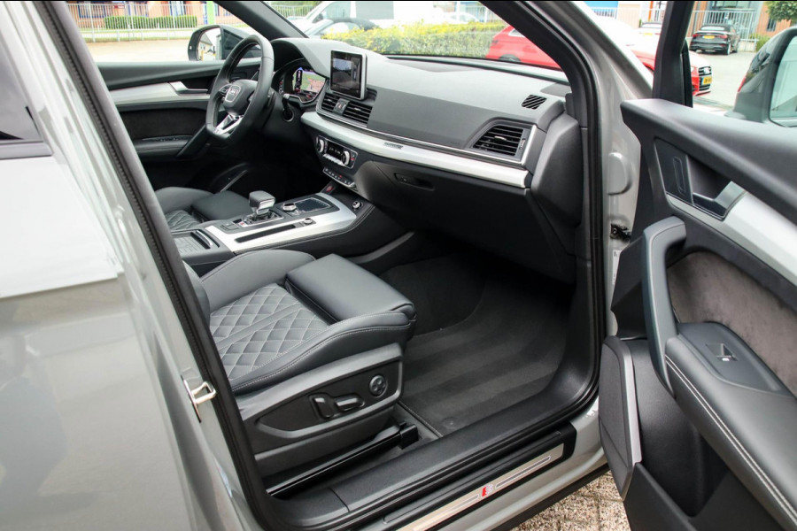 Audi SQ5 3.0TFSI Q5 Quattro S-Line 354pk Automaat DLR|Quantum|Kuipstoelen|Panoramadak|Virtual Cockpit|360 Camera|Black Pack|21inch