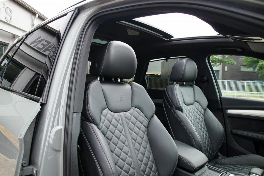 Audi SQ5 3.0TFSI Q5 Quattro S-Line 354pk Automaat DLR|Quantum|Kuipstoelen|Panoramadak|Virtual Cockpit|360 Camera|Black Pack|21inch