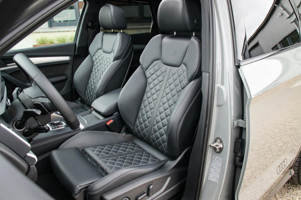 Audi SQ5 3.0TFSI Q5 Quattro S-Line 354pk Automaat DLR|Quantum|Kuipstoelen|Panoramadak|Virtual Cockpit|360 Camera|Black Pack|21inch