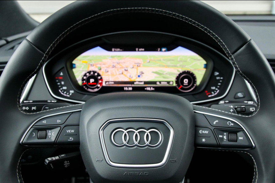 Audi SQ5 3.0TFSI Q5 Quattro S-Line 354pk Automaat DLR|Quantum|Kuipstoelen|Panoramadak|Virtual Cockpit|360 Camera|Black Pack|21inch