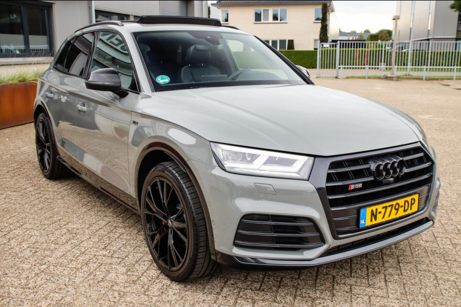 Audi SQ5 3.0TFSI Q5 Quattro S-Line 354pk Automaat DLR|Quantum|Kuipstoelen|Panoramadak|Virtual Cockpit|360 Camera|Black Pack|21inch