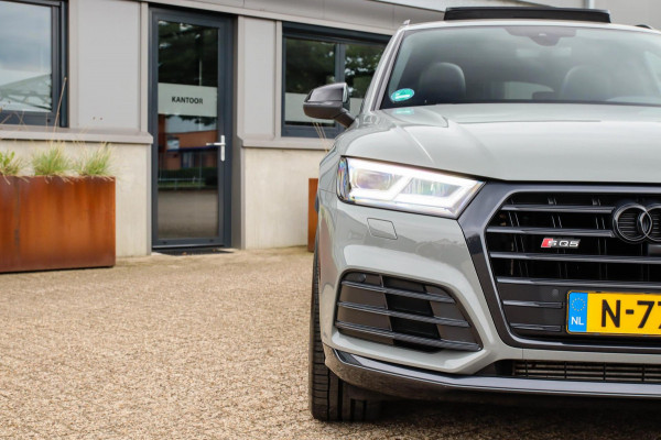 Audi SQ5 3.0TFSI Q5 Quattro S-Line 354pk Automaat DLR|Quantum|Kuipstoelen|Panoramadak|Virtual Cockpit|360 Camera|Black Pack|21inch