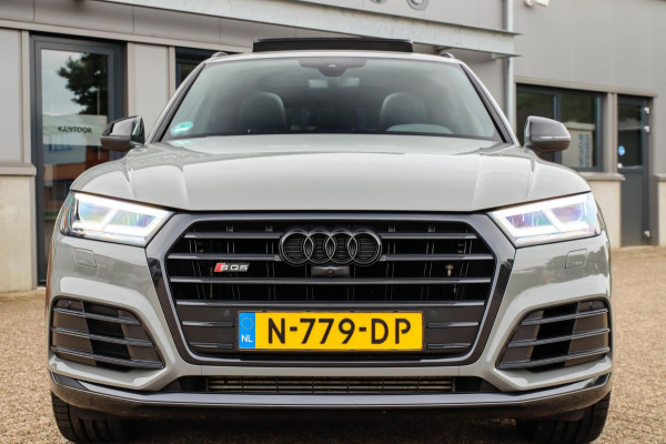 Audi SQ5 3.0TFSI Q5 Quattro S-Line 354pk Automaat DLR|Quantum|Kuipstoelen|Panoramadak|Virtual Cockpit|360 Camera|Black Pack|21inch