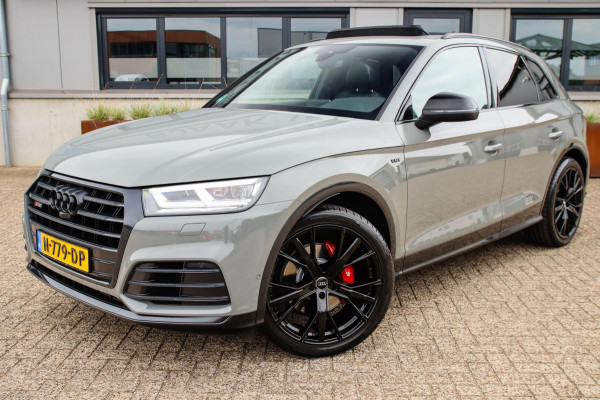 Audi SQ5 3.0TFSI Q5 Quattro S-Line 354pk Automaat DLR|Quantum|Kuipstoelen|Panoramadak|Virtual Cockpit|360 Camera|Black Pack|21inch