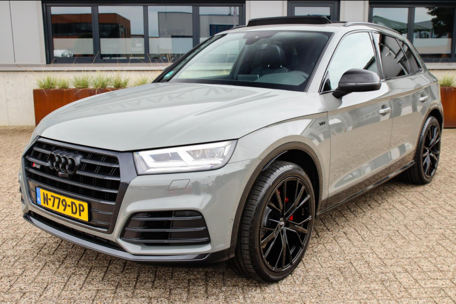 Audi SQ5 3.0TFSI Q5 Quattro S-Line 354pk Automaat DLR|Quantum|Kuipstoelen|Panoramadak|Virtual Cockpit|360 Camera|Black Pack|21inch