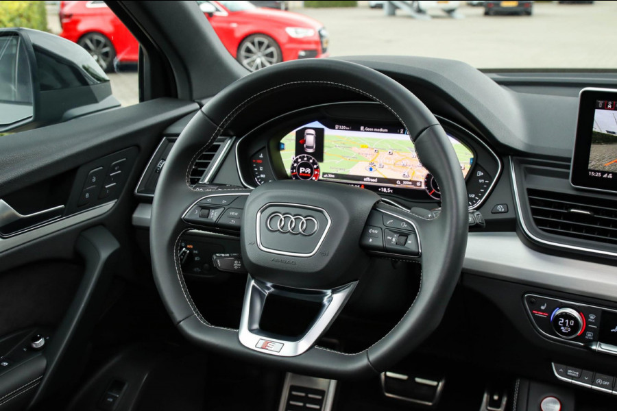 Audi SQ5 3.0TFSI Q5 Quattro S-Line 354pk Automaat DLR|Quantum|Kuipstoelen|Panoramadak|Virtual Cockpit|360 Camera|Black Pack|21inch