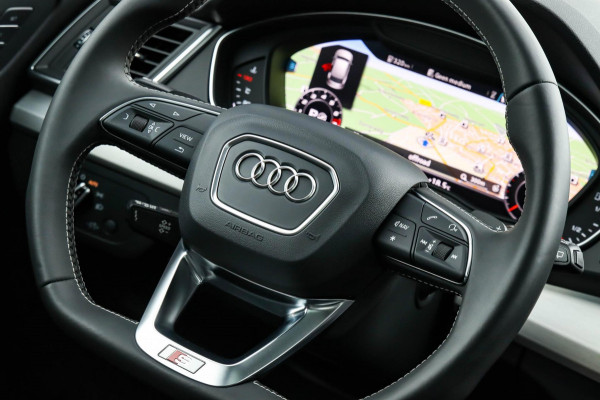 Audi SQ5 3.0TFSI Q5 Quattro S-Line 354pk Automaat DLR|Quantum|Kuipstoelen|Panoramadak|Virtual Cockpit|360 Camera|Black Pack|21inch
