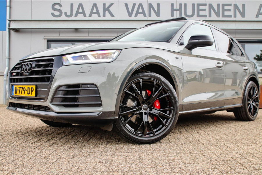 Audi SQ5 3.0TFSI Q5 Quattro S-Line 354pk Automaat DLR|Quantum|Kuipstoelen|Panoramadak|Virtual Cockpit|360 Camera|Black Pack|21inch