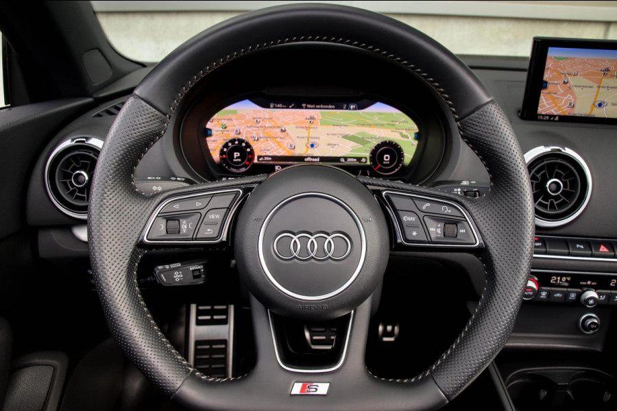 Audi A3 Cabriolet Facelift 1.5 TFSI Sport Pro Line S Line 150pk S-Tronic Automaat! 1e|DLR|Virtual Cockpit|LED Matrix|Leder|Camera