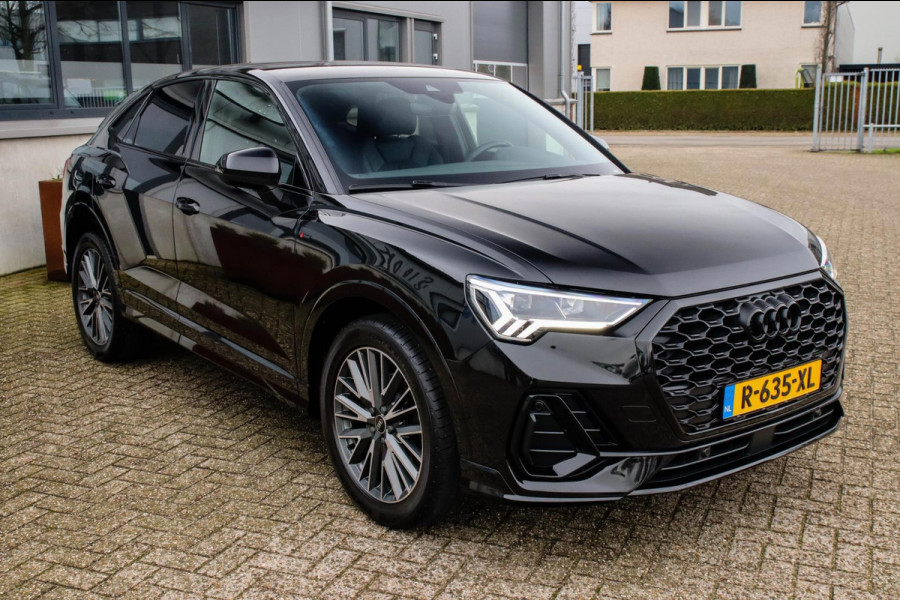 Audi Q3 Sportback 35 TFSI 1.5TFSI S Line Pro Line S 150pk S-Tronic! 7dkm!|1e|DLR|Virtual Cockpit|LED Matrix|Leder|ACC|19inch|Black
