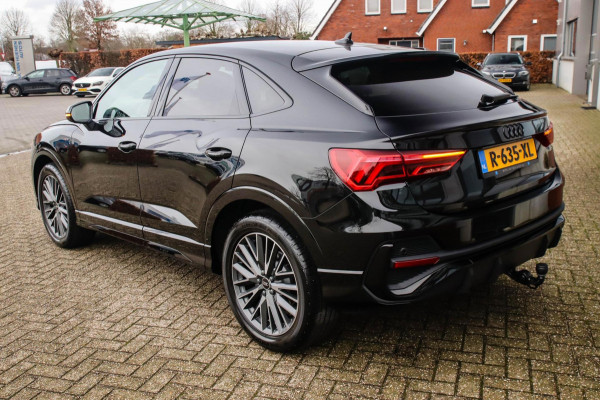 Audi Q3 Sportback 35 TFSI 1.5TFSI S Line Pro Line S 150pk S-Tronic! 7dkm!|1e|DLR|Virtual Cockpit|LED Matrix|Leder|ACC|19inch|Black