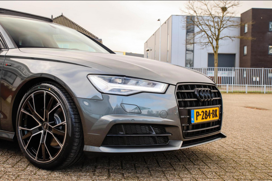 Audi A6 Avant 1.8 TFSI ultra Sport S-Line Automaat 190pk! 1e Eig|DLR|Panoramadak|Lederen sportstoelen|LED Matrix|20inch|BOSE|Black