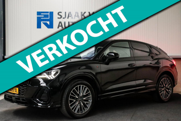 Audi Q3 Sportback 35 TFSI 1.5TFSI S Line Pro Line S 150pk S-Tronic! 7dkm!|1e|DLR|Virtual Cockpit|LED Matrix|Leder|ACC|19inch|Black