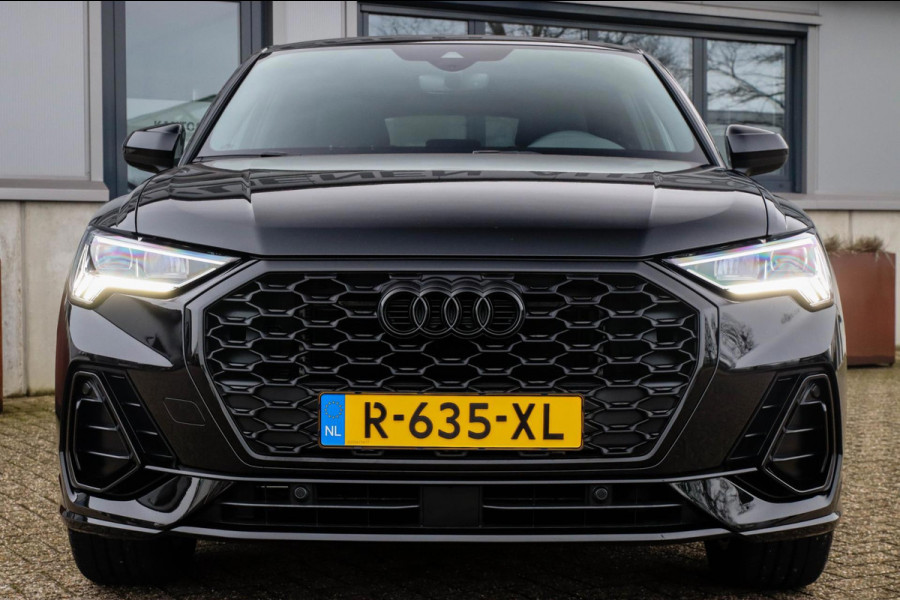 Audi Q3 Sportback 35 TFSI 1.5TFSI S Line Pro Line S 150pk S-Tronic! 7dkm!|1e|DLR|Virtual Cockpit|LED Matrix|Leder|ACC|19inch|Black