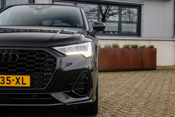 Audi Q3 Sportback 35 TFSI 1.5TFSI S Line Pro Line S 150pk S-Tronic! 7dkm!|1e|DLR|Virtual Cockpit|LED Matrix|Leder|ACC|19inch|Black