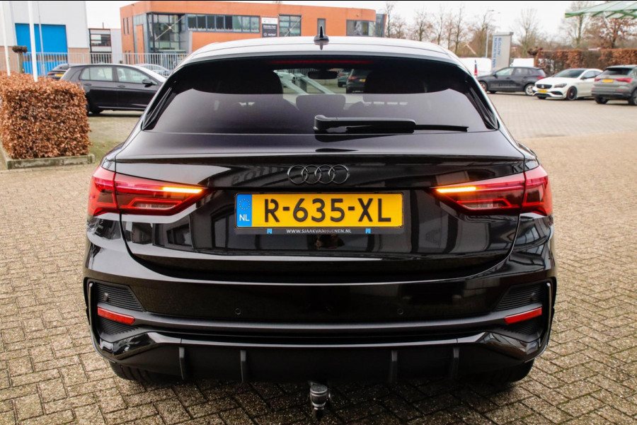 Audi Q3 Sportback 35 TFSI 1.5TFSI S Line Pro Line S 150pk S-Tronic! 7dkm!|1e|DLR|Virtual Cockpit|LED Matrix|Leder|ACC|19inch|Black