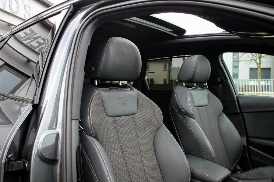 Audi A4 Avant 2.0 TFSI S line Black Edition Facelift 245pk S-Tronic! 1e|DLR|Panoramadak|Virtual Cockpit|Leder|LED Matrix|Black|20