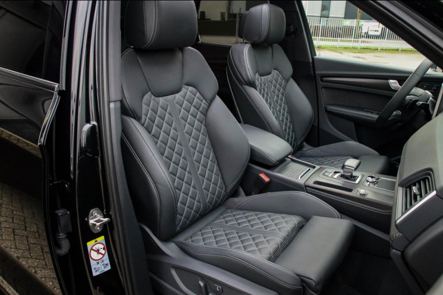 Audi Q5 3.0TFSI SQ5 Quattro S-Line 354pk Automaat! 1e Eig|DLR|Luchtvering|Kuipstoelen|Panoramadak|Virtual Cockpit|Black|Carbon|22
