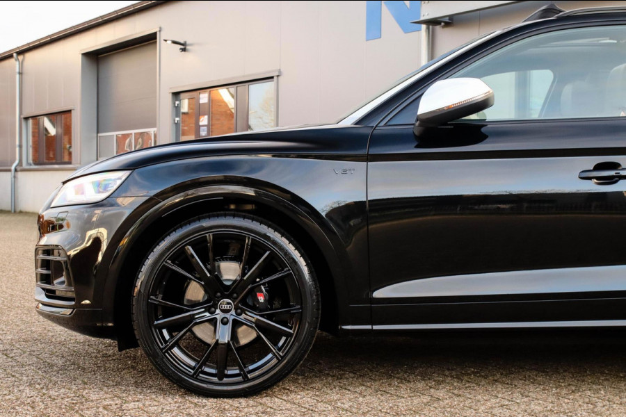 Audi Q5 3.0TFSI SQ5 Quattro S-Line 354pk Automaat! 1e Eig|DLR|Luchtvering|Kuipstoelen|Panoramadak|Virtual Cockpit|Black|Carbon|22