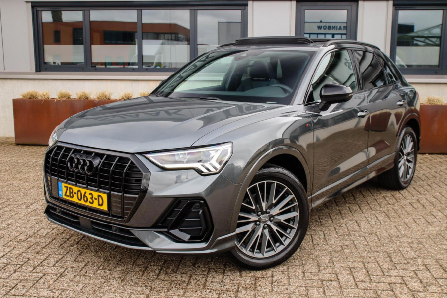 Audi Q3 35 1.5 TFSI S Line Pro Line S 150pk S-Tronic! 1e Eig|NL|DLR|Panoramadak|Virtual Cockpit|LED Matrix|Leder|19inch|Black Pack