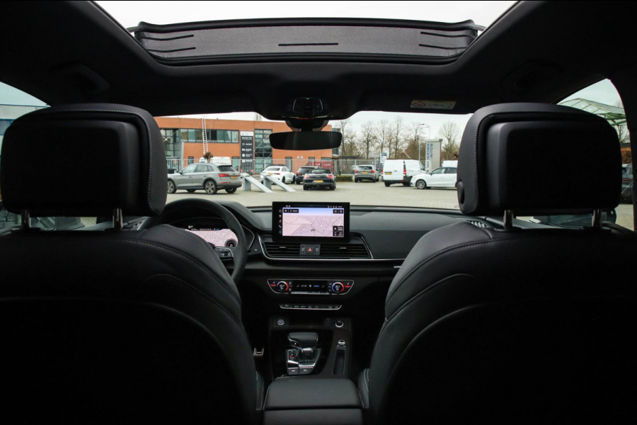 Audi Q5 45 2.0 TFSI Quattro Pro Line S S-Line 265pk Automaat! Panoramadak|Virtual Cockpit|Kuipstoelen|360 Camera|B&O|Black|22inch