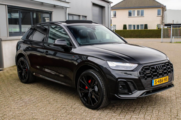 Audi Q5 45 2.0 TFSI Quattro Pro Line S S-Line 265pk Automaat! Panoramadak|Virtual Cockpit|Kuipstoelen|360 Camera|B&O|Black|22inch