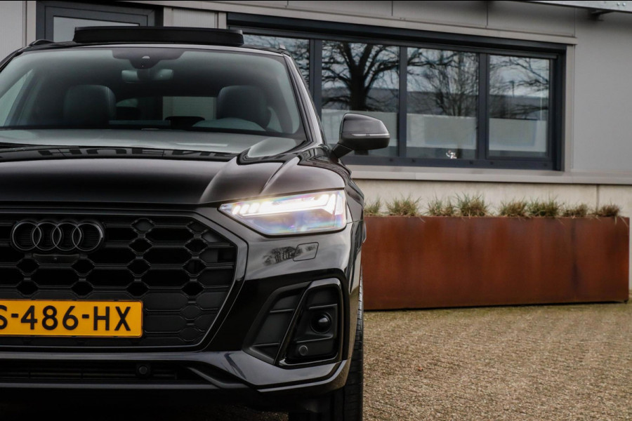 Audi Q5 45 2.0 TFSI Quattro Pro Line S S-Line 265pk Automaat! Panoramadak|Virtual Cockpit|Kuipstoelen|360 Camera|B&O|Black|22inch