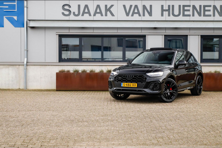 Audi Q5 45 2.0 TFSI Quattro Pro Line S S-Line 265pk Automaat! Panoramadak|Virtual Cockpit|Kuipstoelen|360 Camera|B&O|Black|22inch