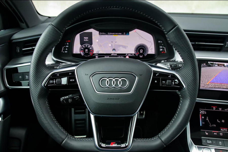 Audi A6 Avant 45 2.0TFSI Quattro S line Edition 245pk Automaat! 1e|Panoramadak|Virtual Cockpit|Leder|HD Matrix LED|Black|Trekhaak