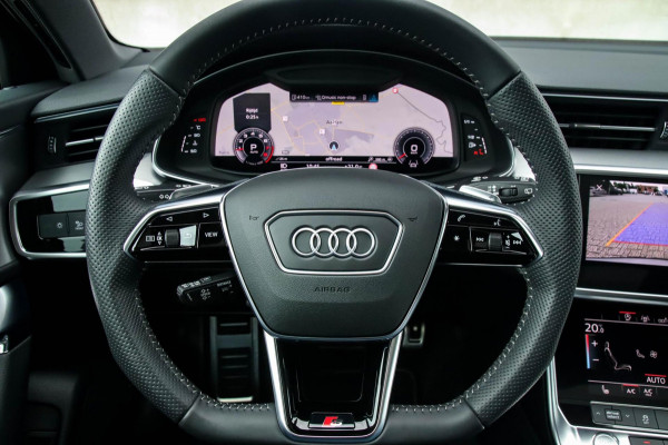 Audi A6 Avant 45 2.0TFSI Quattro S line Edition 245pk Automaat! 1e|Panoramadak|Virtual Cockpit|Leder|HD Matrix LED|Black|Trekhaak
