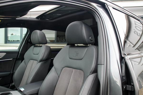 Audi A6 Avant 45 2.0TFSI Quattro S line Edition 245pk Automaat! 1e|Panoramadak|Virtual Cockpit|Leder|HD Matrix LED|Black|Trekhaak