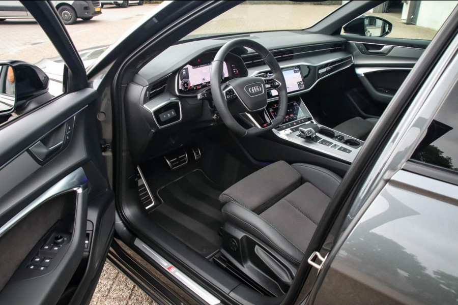 Audi A6 Avant 45 2.0TFSI Quattro S line Edition 245pk Automaat! 1e|Panoramadak|Virtual Cockpit|Leder|HD Matrix LED|Black|Trekhaak