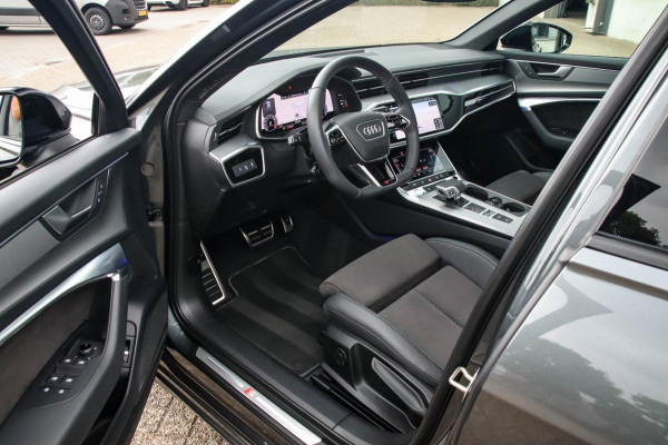 Audi A6 Avant 45 2.0TFSI Quattro S line Edition 245pk Automaat! 1e|Panoramadak|Virtual Cockpit|Leder|HD Matrix LED|Black|Trekhaak