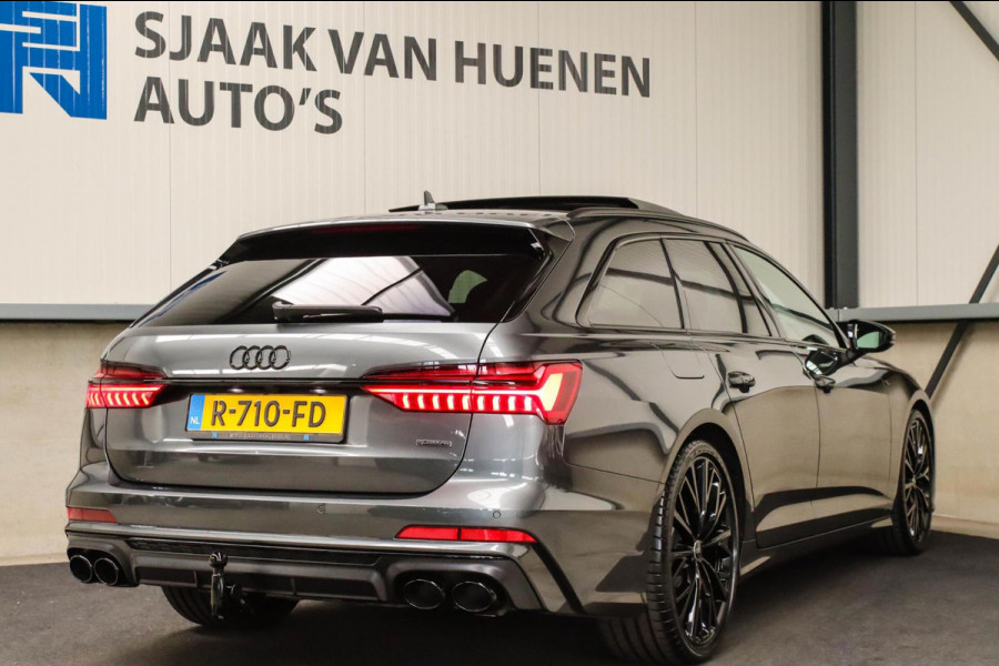 Audi A6 Avant 45 2.0TFSI Quattro S line Edition 245pk Automaat! 1e|Panoramadak|Virtual Cockpit|Leder|HD Matrix LED|Black|Trekhaak