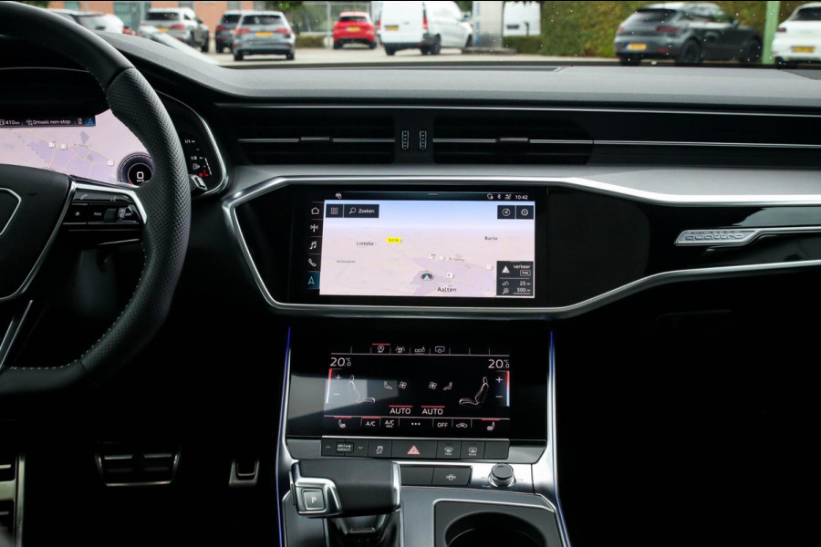 Audi A6 Avant 45 2.0TFSI Quattro S line Edition 245pk Automaat! 1e|Panoramadak|Virtual Cockpit|Leder|HD Matrix LED|Black|Trekhaak