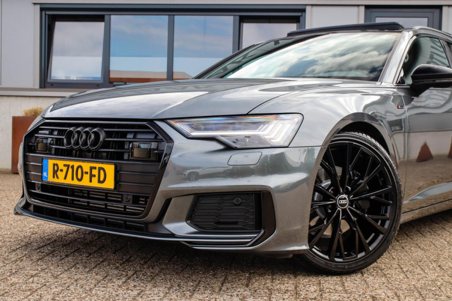Audi A6 Avant 45 2.0TFSI Quattro S line Edition 245pk Automaat! 1e|Panoramadak|Virtual Cockpit|Leder|HD Matrix LED|Black|Trekhaak