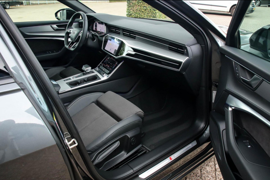Audi A6 Avant 45 2.0TFSI Quattro S line Edition 245pk Automaat! 1e|Panoramadak|Virtual Cockpit|Leder|HD Matrix LED|Black|Trekhaak