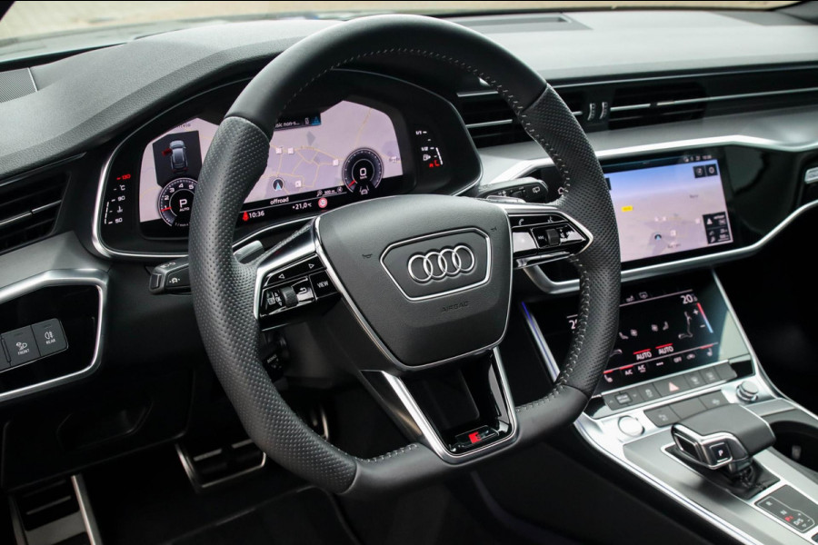 Audi A6 Avant 45 2.0TFSI Quattro S line Edition 245pk Automaat! 1e|Panoramadak|Virtual Cockpit|Leder|HD Matrix LED|Black|Trekhaak