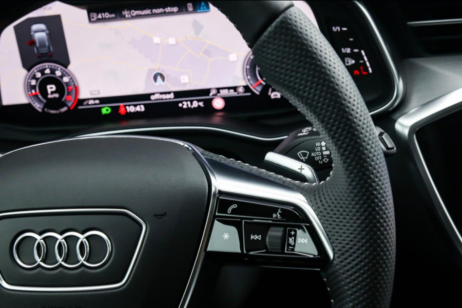 Audi A6 Avant 45 2.0TFSI Quattro S line Edition 245pk Automaat! 1e|Panoramadak|Virtual Cockpit|Leder|HD Matrix LED|Black|Trekhaak