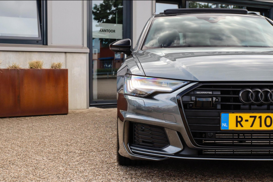 Audi A6 Avant 45 2.0TFSI Quattro S line Edition 245pk Automaat! 1e|Panoramadak|Virtual Cockpit|Leder|HD Matrix LED|Black|Trekhaak