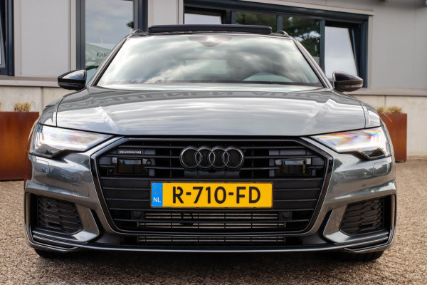 Audi A6 Avant 45 2.0TFSI Quattro S line Edition 245pk Automaat! 1e|Panoramadak|Virtual Cockpit|Leder|HD Matrix LED|Black|Trekhaak