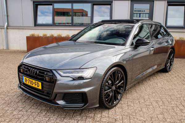 Audi A6 Avant 45 2.0TFSI Quattro S line Edition 245pk Automaat! 1e|Panoramadak|Virtual Cockpit|Leder|HD Matrix LED|Black|Trekhaak