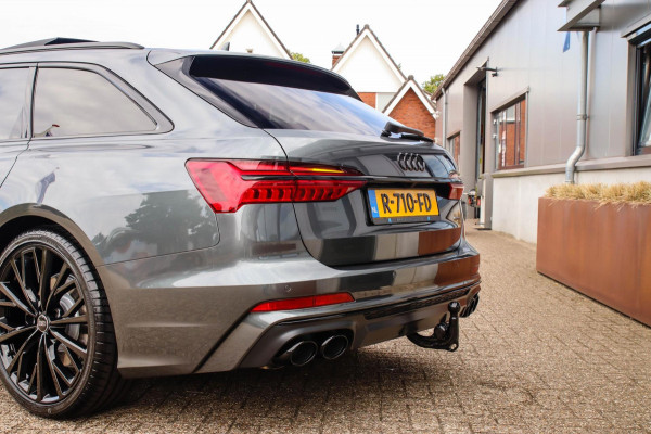 Audi A6 Avant 45 2.0TFSI Quattro S line Edition 245pk Automaat! 1e|Panoramadak|Virtual Cockpit|Leder|HD Matrix LED|Black|Trekhaak