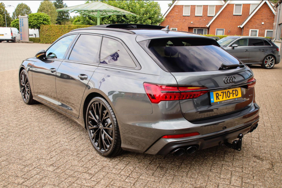 Audi A6 Avant 45 2.0TFSI Quattro S line Edition 245pk Automaat! 1e|Panoramadak|Virtual Cockpit|Leder|HD Matrix LED|Black|Trekhaak