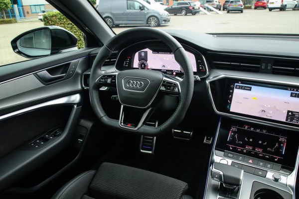 Audi A6 Avant 45 2.0TFSI Quattro S line Edition 245pk Automaat! 1e|Panoramadak|Virtual Cockpit|Leder|HD Matrix LED|Black|Trekhaak