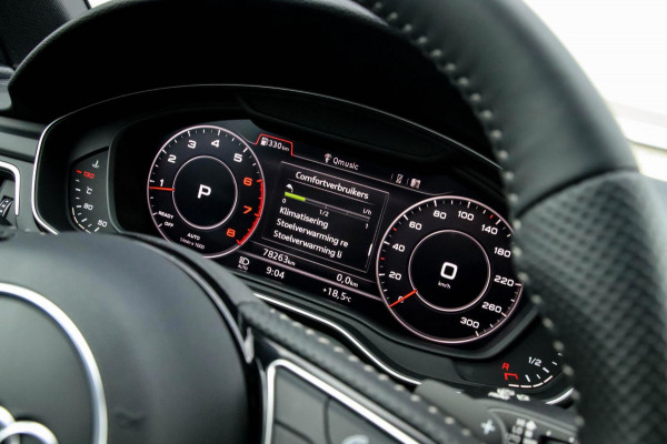 Audi A4 Avant 40 2.0TFSI S line Black Edition Facelift 190pk S-Tronic! 1e Eig|DLR|Panoramadak|Virtual Cockpit|Leder|LED|Black|19