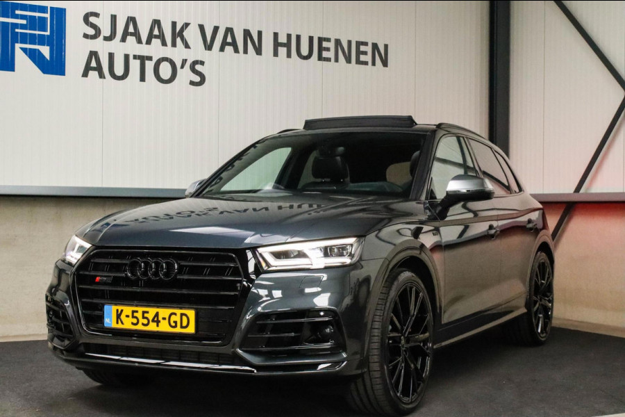 Audi SQ5 3.0TFSI Q5 Quattro S-Line 354pk Automaat! 2e Eig|DLR|Luchtvering|Kuipstoelen|Panoramadak|Virtual Cockpit|Black|Carbon|22