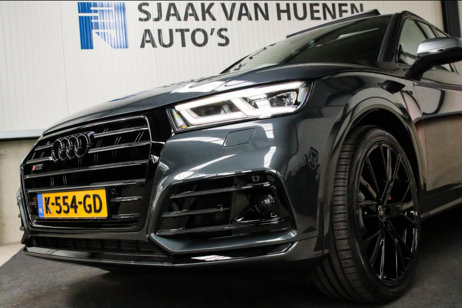 Audi SQ5 3.0TFSI Q5 Quattro S-Line 354pk Automaat! 2e Eig|DLR|Luchtvering|Kuipstoelen|Panoramadak|Virtual Cockpit|Black|Carbon|22