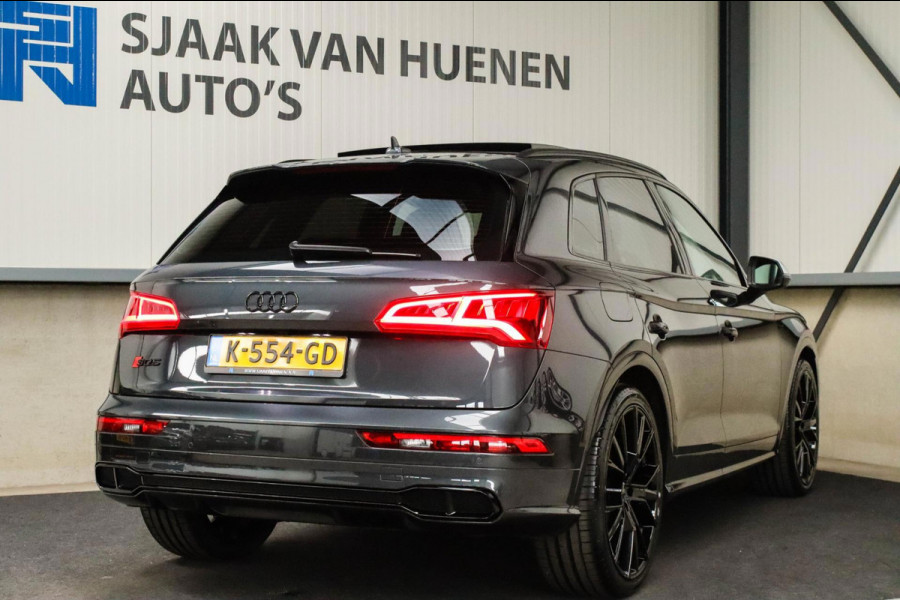 Audi SQ5 3.0TFSI Q5 Quattro S-Line 354pk Automaat! 2e Eig|DLR|Luchtvering|Kuipstoelen|Panoramadak|Virtual Cockpit|Black|Carbon|22