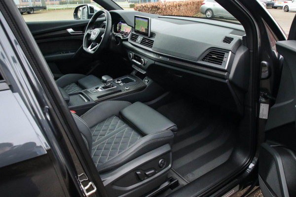 Audi SQ5 3.0TFSI Q5 Quattro S-Line 354pk Automaat! 2e Eig|DLR|Luchtvering|Kuipstoelen|Panoramadak|Virtual Cockpit|Black|Carbon|22
